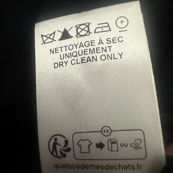 Isabel Marant Tullya Blouse Size 36 Small Ruched Front Flutter Sleeves - Picture 8 of 9